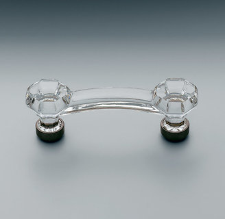 Restoration Hardware Traditional Clear Glass Pull 3"