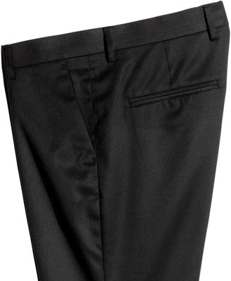 H&M Suit Pants Slim fit - Black - Men