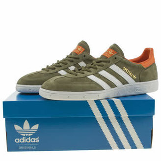 adidas mens green spezial trainers