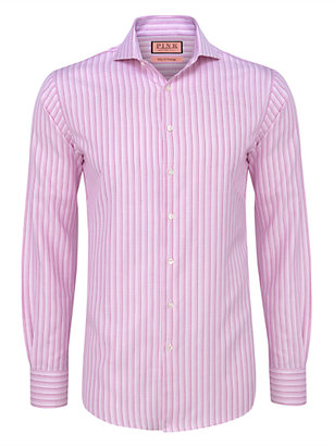 Thomas Pink Uffington Stripe Long Sleeve Shirt