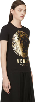 Versus Black & Gold Logo T-Shirt
