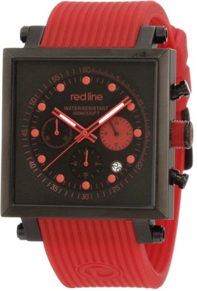 Redline Red Line Men's Specialist World Time Dial Silicone Watch RL-50037-BLK