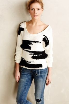 Plenty by Tracy Reese Clipped Fringe Pullover