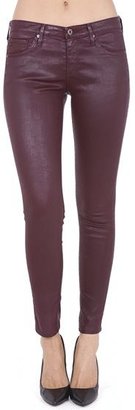 AG Jeans The Legging Ankle - Leatherette Crimson Maple