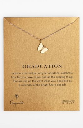 Dogeared 'Reminder - Graduation' Butterfly Pendant Necklace