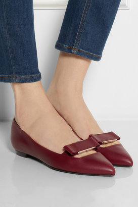 Lanvin Leather point-toe flats