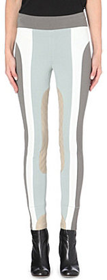 Marc Jacobs Colour block stretch-crepe leggings