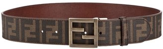 Fendi Logo print belt