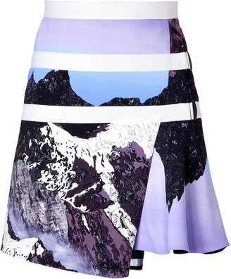 Peter Pilotto Printed Wrap Skirt