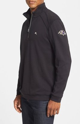 Tommy Bahama 'Baltimore Ravens - NFL' Quarter Zip Pima Cotton Sweatshirt