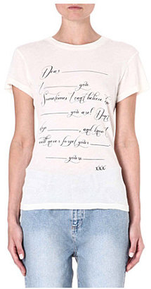 Wildfox Couture Love Letter jersey t-shirt