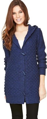 South Tall Duffle Cable Cardigan