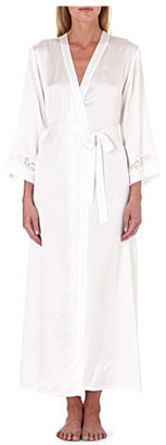 Nk Imode Lace-detailed silk robe