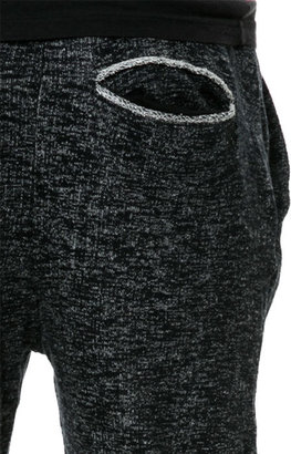Waimea The Melange Knit Jogger Pants in Black