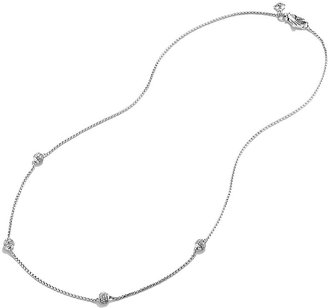 David Yurman Chain Necklace with Diamonds, 18