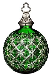 Waterford 2014 Annual Emerald Cased Ball Ornament