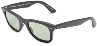 Ray-Ban 0RB2140 901SO550 Polarized Wayfarer Sunglasses,Matte Black,50 mm