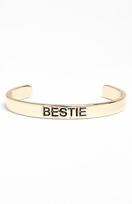 Stephan & Co 'Bestie' Engraved Cuff Bracelet (Juniors)