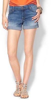 7 For All Mankind Mid Roll Up Short