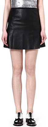 Sandro Jeu leather skirt