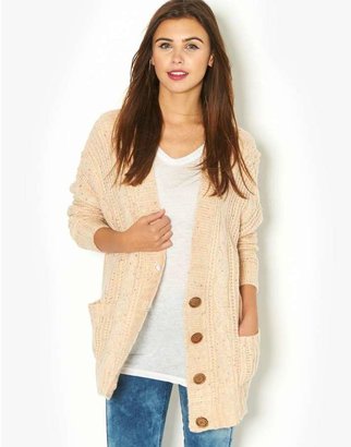 BLONDE & BLONDE Oversized Cable Knit Cardigan