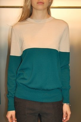 Giada Forte Colorblock Sweater Smeraldo