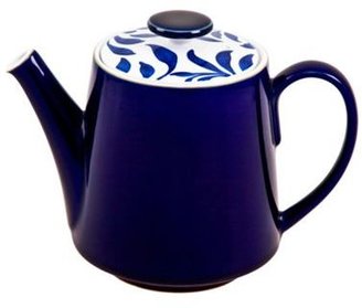 Denby Stoneware dark blue 'Bloom' teapot