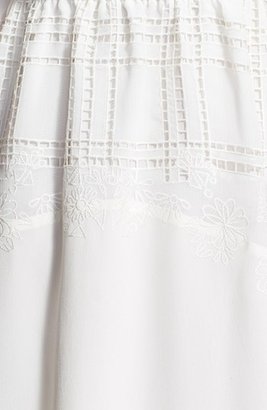 Rebecca Minkoff 'Suarez' Embroidered Silk Blouson Dress