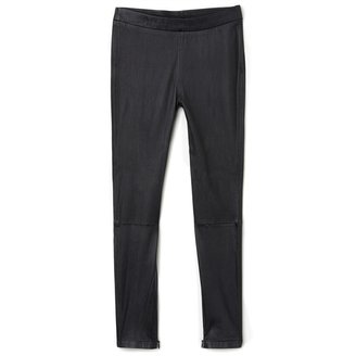 Vince Girl's Leather Pant - Black