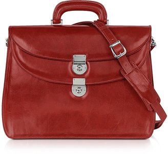 L.a.p.a. Women's Red Leather Briefcase