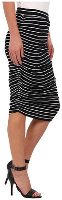 Splendid Striped Midi Skirt