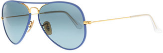 Ray-Ban Aviator Gradient Sunglasses, Blue