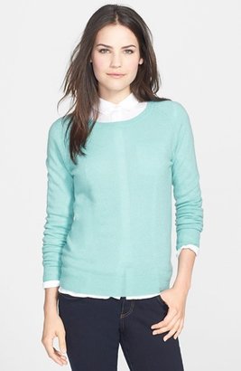 Halogen Crewneck Cashmere Sweater (Regular & Petite)