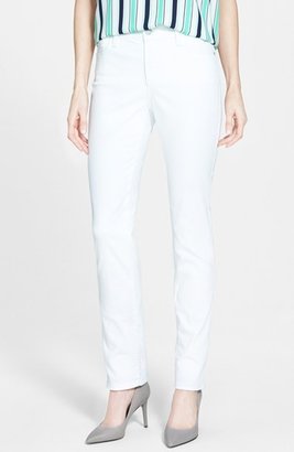 NYDJ 'Sheri' Stretch Skinny Jeans (Optic White)