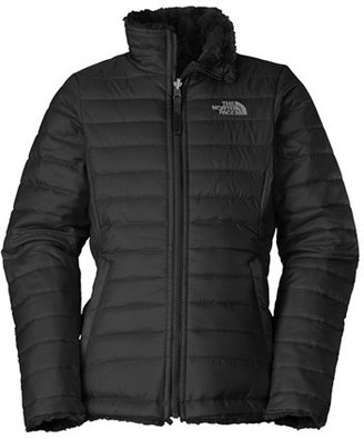 The North Face 'Mossbud Swirl' Reversible Water Repellent Jacket (Little Girls & Big Girls)