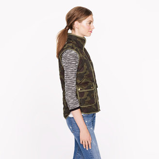Camo Excursion quilted vest in