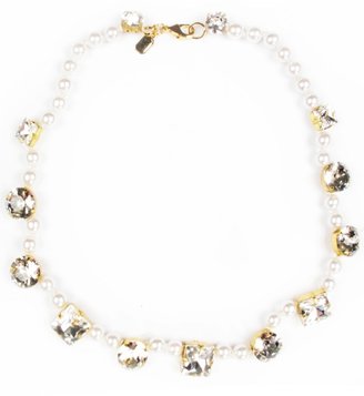 Fallon Jewelry Pearl Crystal Choker