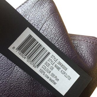 Karl Lagerfeld Paris Purple Leather Clutch bag