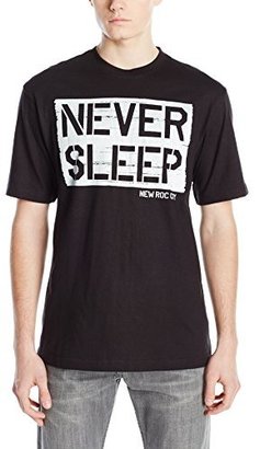 Rocawear Men's Never Sleep-Cotton Jersey T-Shirt