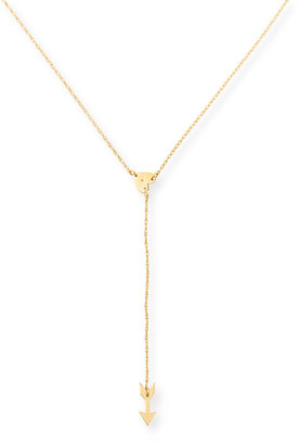 Jennifer Zeuner Jewelry Katia Heart & Arrow Necklace with Diamond