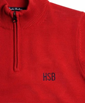 Brooks Brothers Boys Half-Zip Sweater