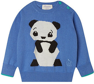 Bonnie Baby Perry panda intarsia knitted sweater 2-3 years