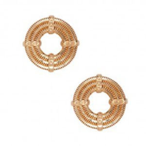 Lara Bohinc Apollo Stud Earrings Rose Gold