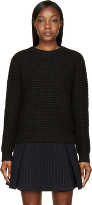 Marc by Marc Jacobs Black Wool Walley Sweater