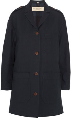Burberry Cotton-canvas cocoon coat