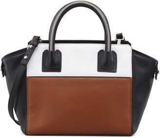 Milly Logan Small Colorblock Tote Bag, Luggage