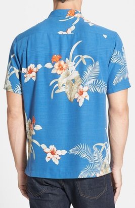 Tommy Bahama 'Castleton Botanical' Regular Fit Silk Campshirt