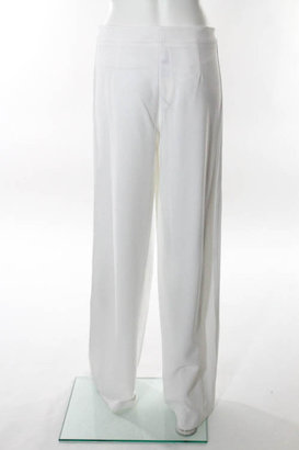 Yigal Azrouel NWT Optic White Straight Wide Leg Pants Slacks Sz 6 $595