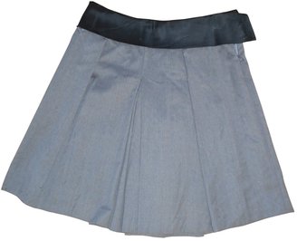 Cacharel Grey Polyester Skirt