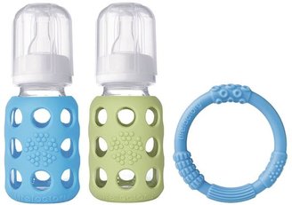 Green Baby Lifefactory 4 oz Baby Bundle- Sky & Spring Green